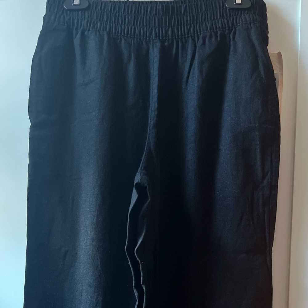 Old Navy High-Waisted Linen-Blend Straight Pants